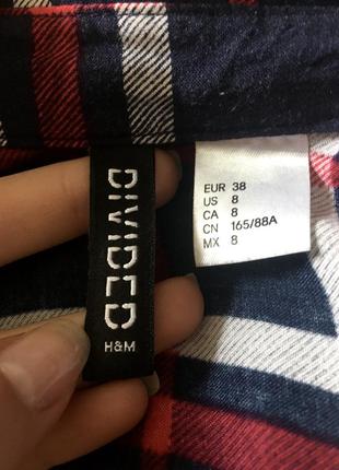 Жіноча сорочка в клітку червоно-синя3 фото