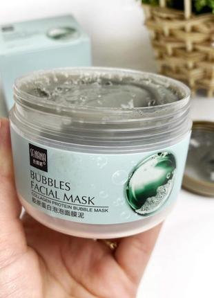 Глиняна киснева маска senana bubbles facial mask1 фото