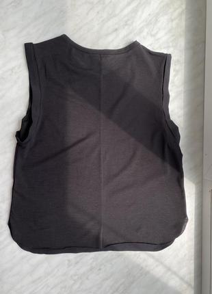 Чёрная майка блузка zara размер с хс м2 фото
