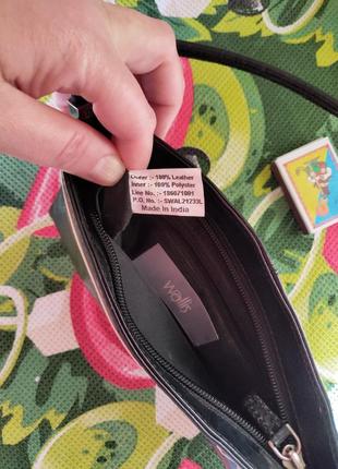 Маленькая сумка (микросумочка, клатч, кошелек, косметичка)  от  wallis черного цвета3 фото