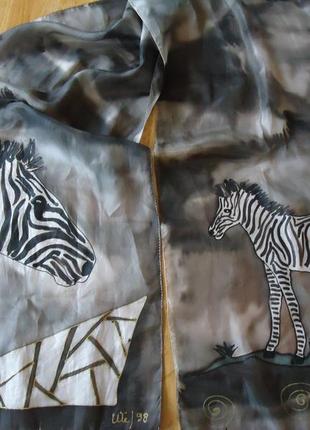 Шовковий Шарф.ручний розпис