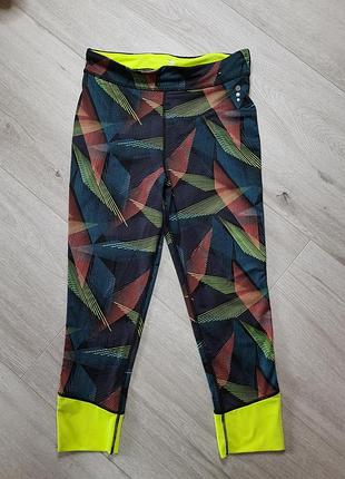 Яркие красивые спортивные капри бриджи tu 8 m