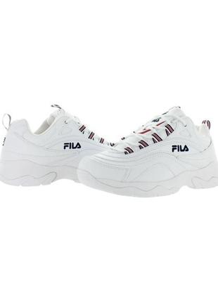 Круті білі об'ємні кросівки fila(оригінал)