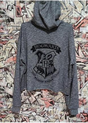 Свитшот укороченный, худи топ с капюшоном harry potter от primark1 фото