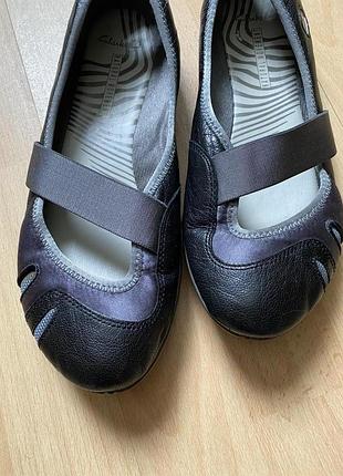 Кожаные кеды clarks