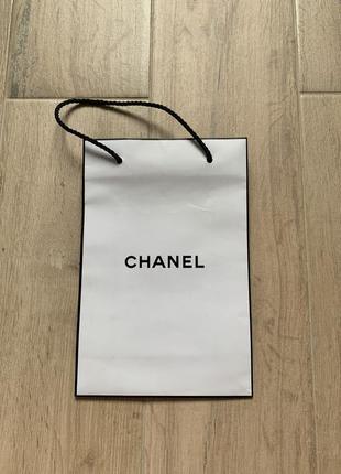Пакет chanel оригінал брендовий подарунковий 15.5*23.5 см