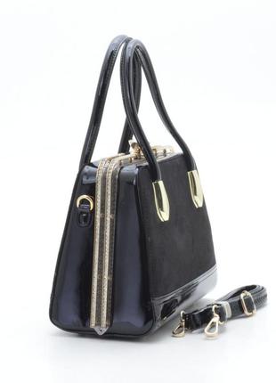 Женская сумка k-595 черная1 фото