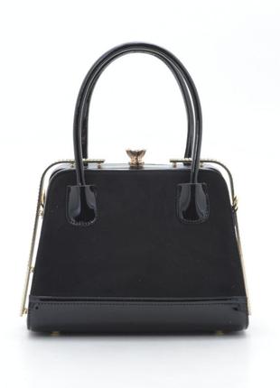 Женская сумка k-595 черная4 фото