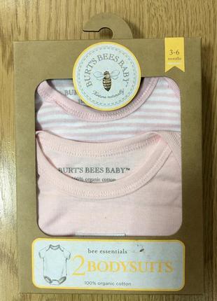 Боди ( комплект 2 ед. ) burt’s bees baby 0-9  мес.7 фото