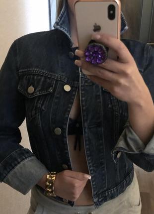 Джинсовая куртка armani jeans