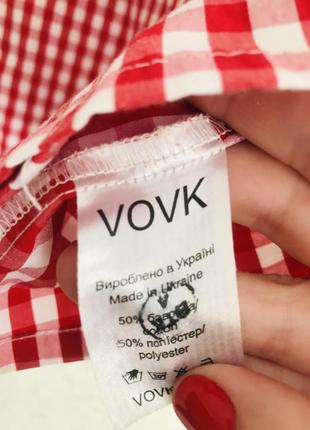 Cтильна рубашка в клітинку бренду vovk р.l-xl3 фото