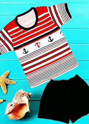 Літній костюм на літо костюмина літо костюмчик футболка шорти капрі бртджи бріджі капрі