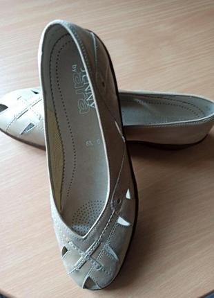 Туфлі, лофери жіночі нові, екошкіра! jenny by ara, євро 6,5 g, 37- 38 р-р розмір2 фото