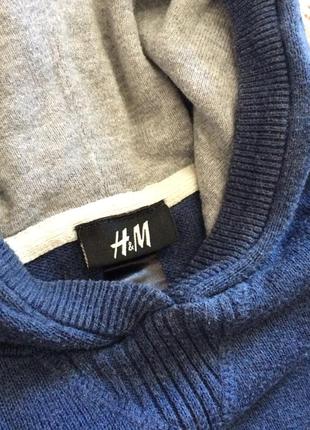 В'язана кофта з капюшоном худі h&m 6
