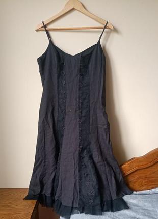 Платье комбинация лен лён плаття з льону