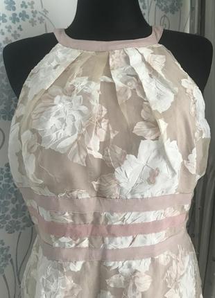Adrianna papell потрясающе красивое платье, размер l -xl. выпускной, свадьба5 фото