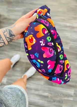 Бананка з принтом among us v1