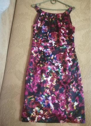 Платье, сарафан с цветочным принтом