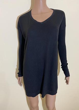 Чорна сукня туніка 2