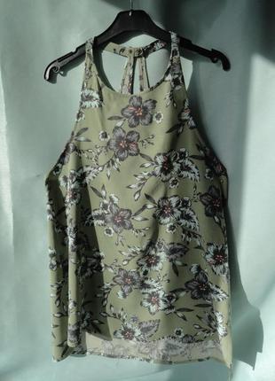 Легенькая блузка- майка 100% вискоза