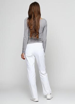 Белоснежные качественные джинсы прямого кроя размер евро 40 esmara lidl2 фото