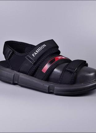 Мужские сандалии black3 фото