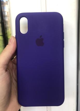 Чехол на айфон х/xs( silicone case )2 фото