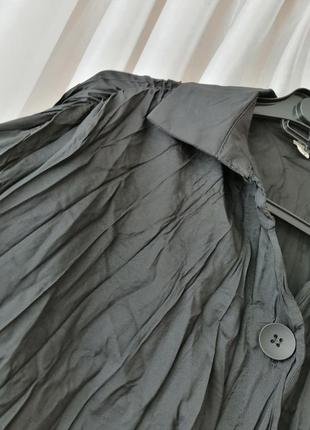 Платье рубашка жатка балахон драпировка на плечах пояски по боками утяжка размер единый2 фото