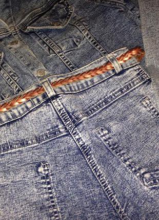 Крутезна (оригінал) джинсовка та варенки з високою талією !4 фото