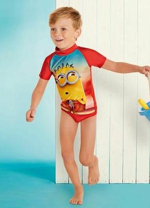 1-2 года солнцезащитный пляжный костюм для мальчика2 фото