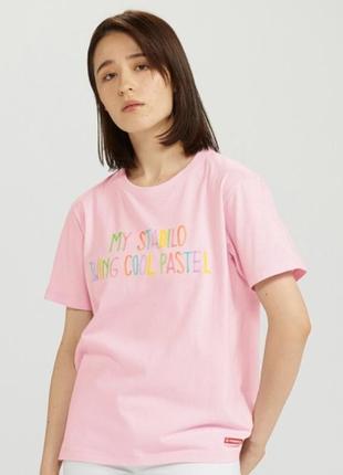 Футболка uniqlo & stabilo