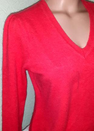 Нежнейший кораловый кашемировый джемпер,44-52разм,f&f.