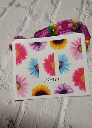 Наклейки для ногтей маникюра дизайна