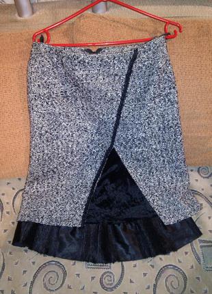 Тёплая,оригинальная,элегантная юбка-карандаш,с подкладкой elegance collection4 фото