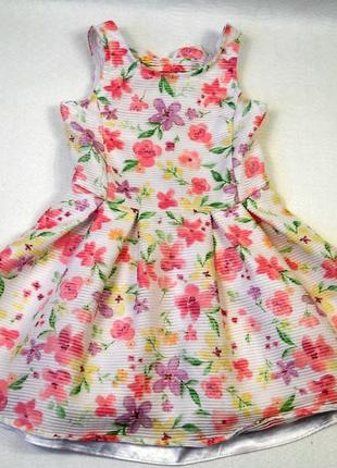 Фирменное красивое нарядное платье плаття сукня dunnes stores на девочку 2 3 года1 фото