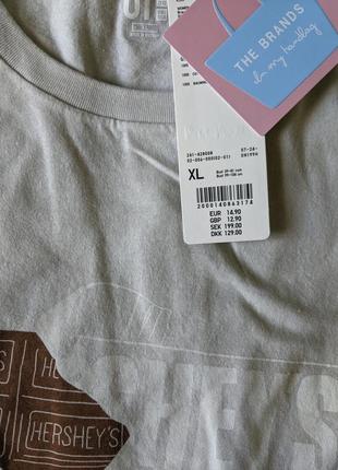 Футболка uniqlo & hershey's3 фото