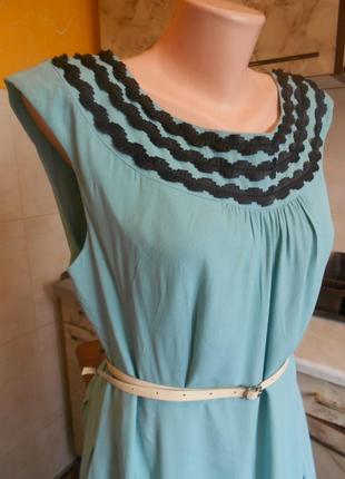 Платье голубо-серое 4