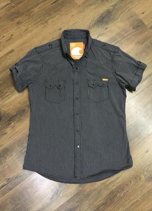 Брендовая мужская летняя рубашка soulcal & co оригинал