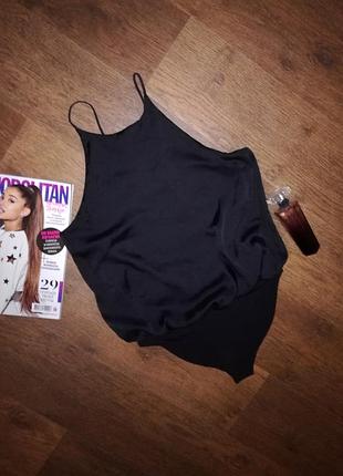 Сатиновый топ боди комбидресс zara комбоджия