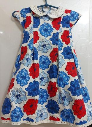 Красивенное, нарядное брендовое платье р.98-104 (3-4года)2 фото