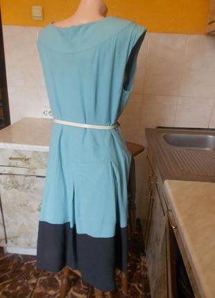 Платье голубо-серое 8