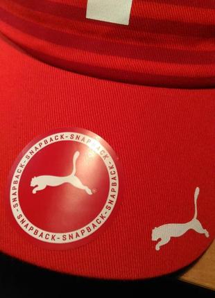 Бейсболка кепка puma красная новая размер 56-60см2 фото
