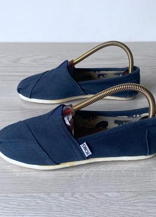 Эспадрильи toms коттон, стелька кожа