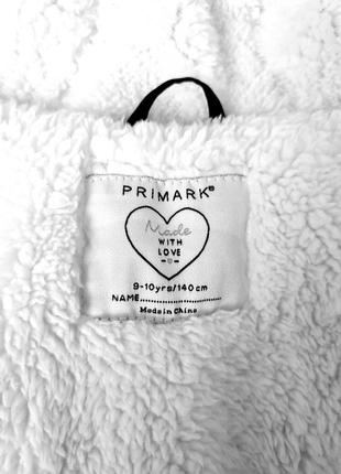 Пуховик парка длинная для девочки с капюшоном primark4 фото