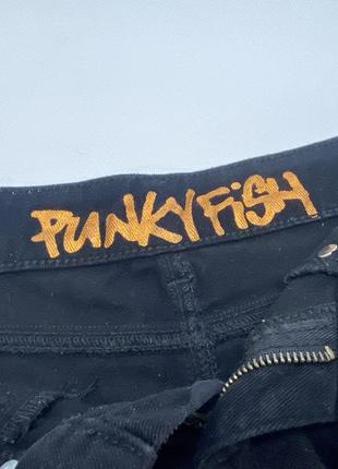 Шорты эксклюзивные punkyfish, черные10 фото