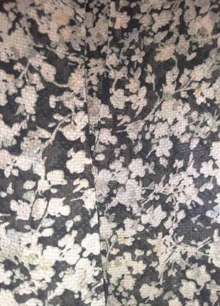 Женская блузка. блуза шифоновая в мелкий цветок , в ромашку 46-48 размер.7 фото
