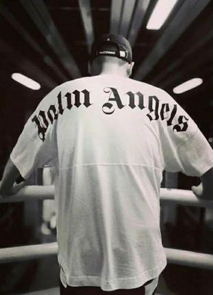 Футболка оверсайз палм ангелс, palm angels