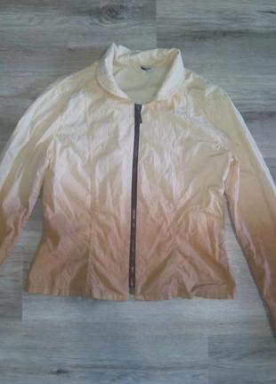 Лёгкий котоновый пиджак, омбре