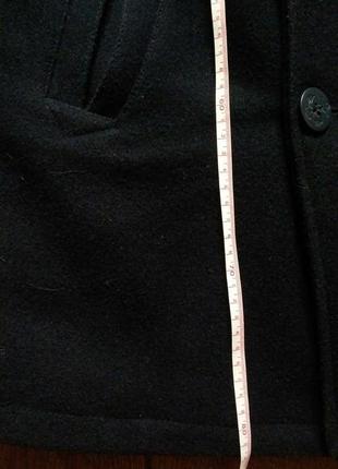 Пальто куртка плащ классика стильное пиджак темно-синий мужской осень зима pull&bear 8