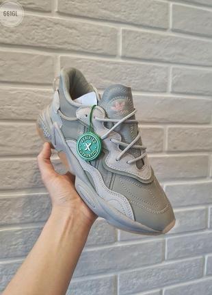 Женские кроссовки adidas ozweego leather / smb